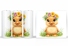 Cute Duck Tumbler Design. Cute Duck Sublimation Product Image 2