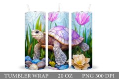 Turtle Tumbler Design. Turtle Tumbler Sublimation Product Image 1