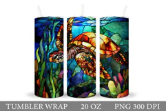 Turtle Tumbler Design. Turtle Tumbler Sublimation Product Image 1