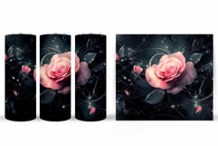 Roses Tumbler Wrap. Flowers Tumbler Sublimation Product Image 2