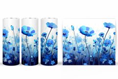 Flowers Tumbler Design. Flowers Tumbler Sublimation Product Image 2