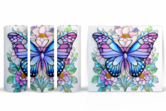 Butterfly Tumbler Design. Butterfly Tumbler Sublimation Product Image 2