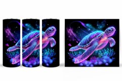 3D Turtle Tumbler Design. Sea Tumbler Sublimation Product Image 2