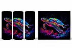 Turtle Tumbler Design. Turtle Tumbler Sublimation Product Image 2