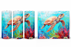 Turtle Tumbler Design. Turtle Tumbler Sublimation Product Image 2