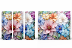 Flowers Tumbler Design. Sublimation Tumbler Flower Product Image 2