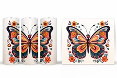 Butterfly Tumbler. Butterfly Tumbler Sublimation Product Image 2