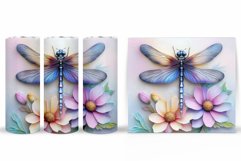 Dragonfly Tumbler Design. Dragonfly Sublimation Product Image 2