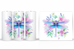 Dragonfly Tumbler Design. Dragonfly Sublimation Product Image 2