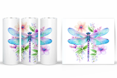 Dragonfly Tumbler Design. Dragonfly Sublimation Product Image 2