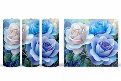 Roses Tumbler Design. Flowers Tumbler Sublimation Product Image 2