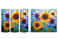 Sunflowers Tumbler. Flowers Tumbler Sublimation Product Image 2
