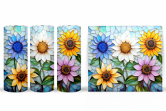 Sunflowers Tumbler. Flowers Tumbler Sublimation Product Image 2