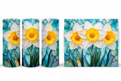 Daffodils Tumbler Design. Flowers Tumbler Sublimation Product Image 2