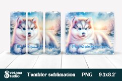 Dog tumbler wrap | Animal tumbler sublimation Product Image 1
