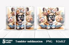 Dog tumbler wrap | Animal tumbler sublimation Product Image 1