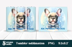 Dog tumbler wrap | Animal tumbler sublimation Product Image 1