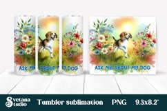 Dog tumbler wrap | Animal tumbler sublimation Product Image 1