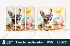 Dog tumbler wrap | Animal tumbler sublimation Product Image 1
