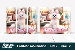 Dog tumbler wrap | Animal tumbler sublimation Product Image 1