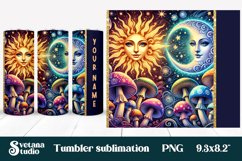 Magic mushroom tumbler bundle | Mystical moon tumbler Product Image 5
