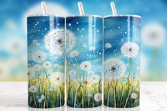 Dandelions In The Grass Tumbler Wrap Design Product Image 1