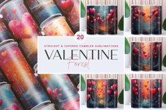 Forest of Hearts 20 Tumbler Sublimations Product Image 1