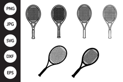 Tennis Racket SVG Product Image 1