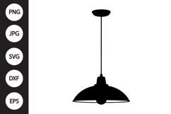 Industrial Pendant Light SVG Product Image 1