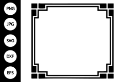 Modern Bold Frame SVG Product Image 1