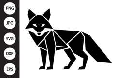Geometric Fox SVG Product Image 1