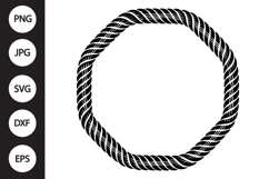 Rope Frame SVG Product Image 1