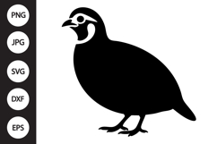 Quail Silhouette SVG Product Image 1