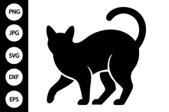 Silhouette Cat SVG Product Image 1