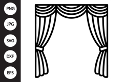 Stage Curtain SVG Product Image 1