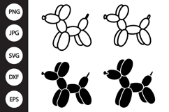 Balloon Dog SVG, Balloon Dog Clipart Product Image 1