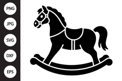 Rocking Horse SVG Product Image 1