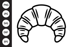 Croissant SVG Product Image 1