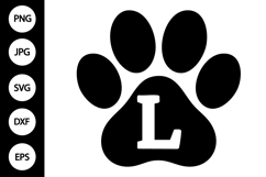 Paw Alphabet SVG Product Image 1