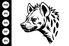 Hyena Head SVG Product Image 1