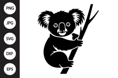 Koala Silhouette SVG Product Image 1