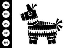 Pinata Cinco de Mayo Silhouette SVG Product Image 1