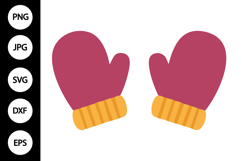 Winter Gloves SVG Product Image 1