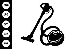 Silhouette Vacuum Cleaner SVG Product Image 1
