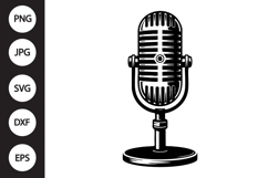 Microphone SVG Product Image 1