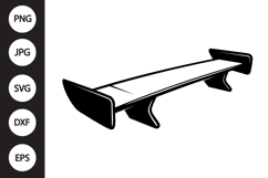 Trunk Spoiler SVG Product Image 1
