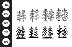 Corn Stalks SVG Product Image 1