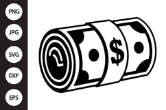 Money Roll SVG Product Image 1