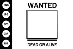 Wanted Poster SVG Product Image 1