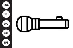 Flashlight SVG Product Image 1